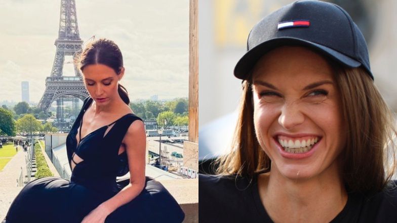 Julia Kamińska pozuje w śmiałej kreacji w Paryżu