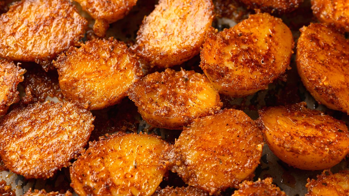 Pieczone ziemniaczki z parmezanem