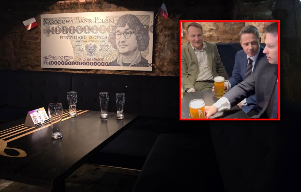 Kulisy spotkania w pubie Mentzena. "Tylko Sikorski miał rezerwację"