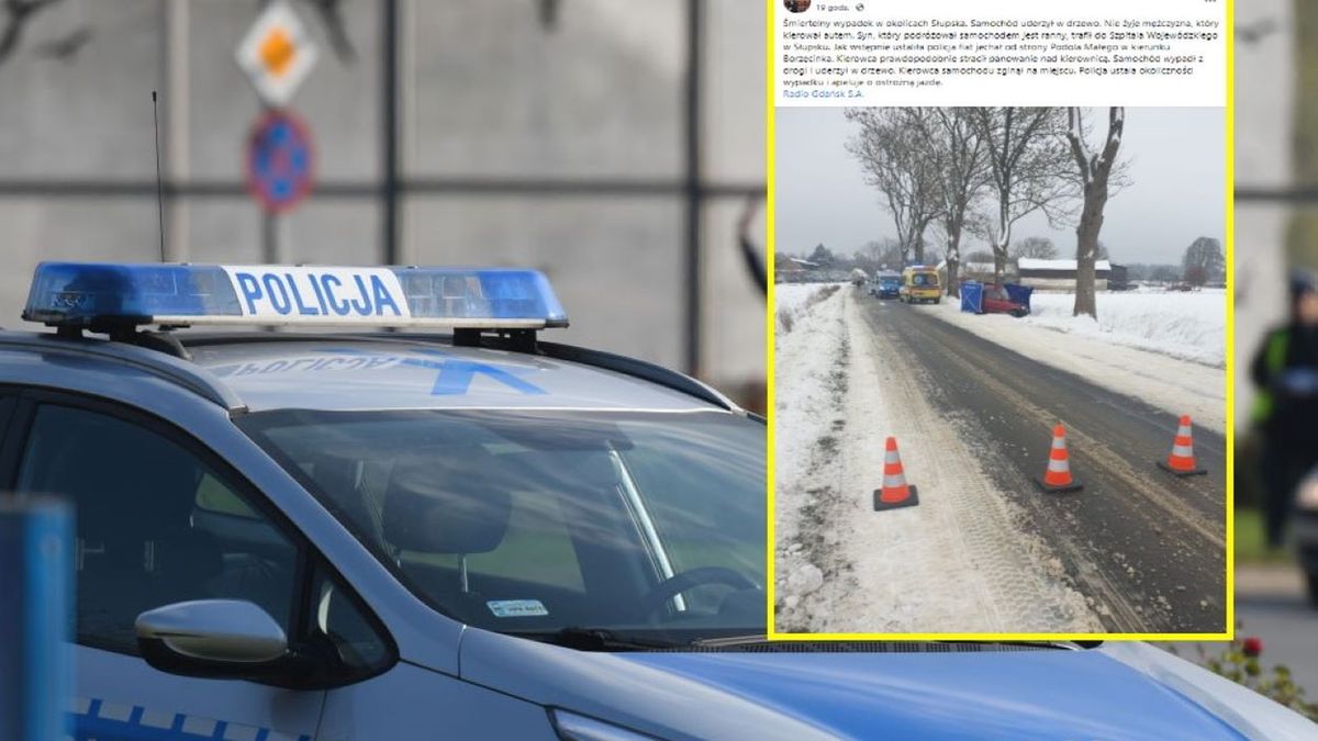 Śmiertelny wypadek pod Słupskiem 