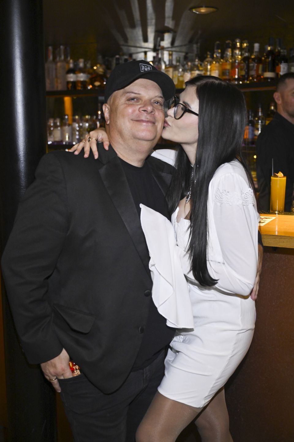 Krzysztof Skiba z żoną Karoliną