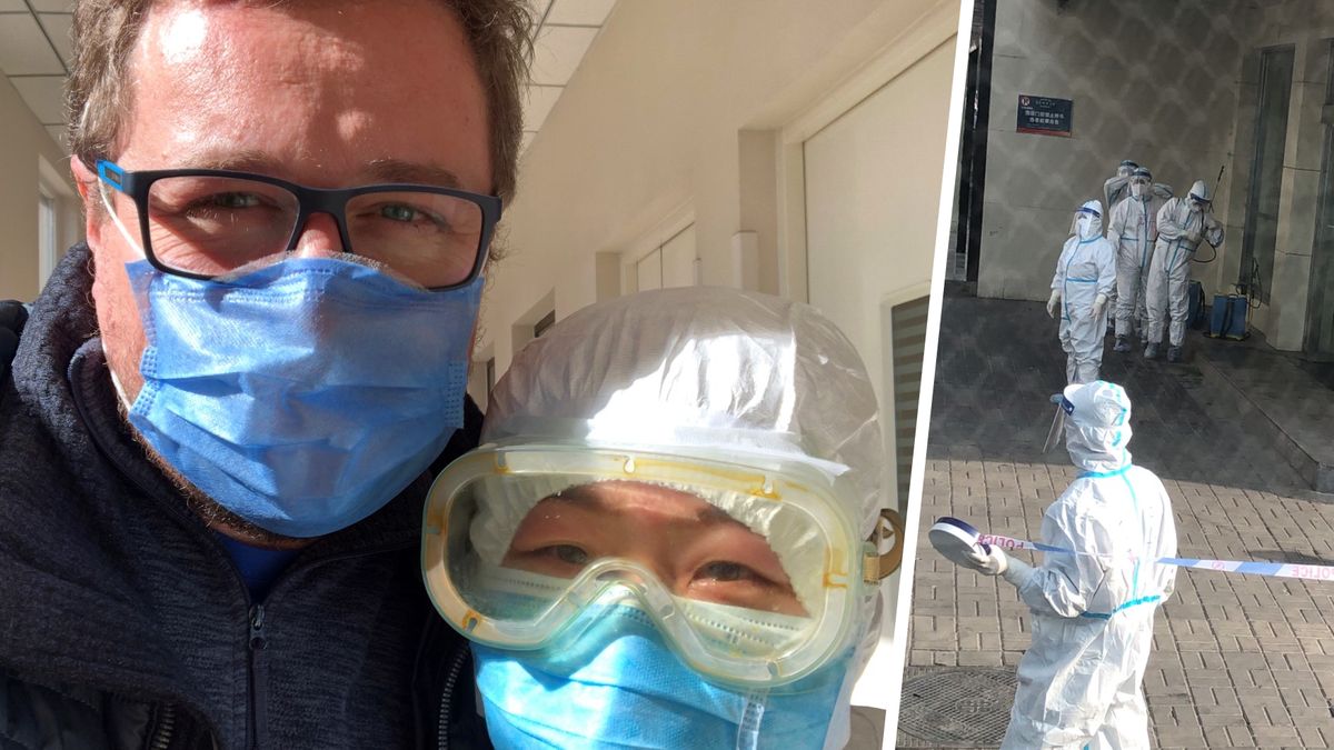 Polak poprosił o zdjęcie z chińską pielęgniarką.  