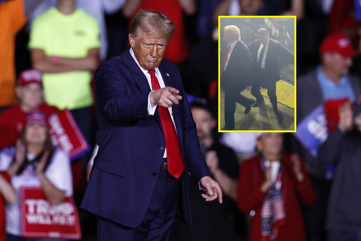 Groźny incydent na wiecu Trumpa. Tak zareagowała ochrona