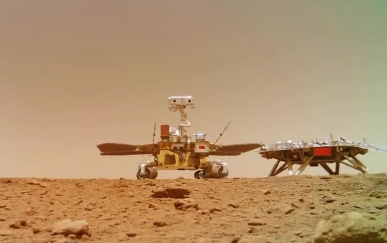 Chiński łazik na Marsie. Posłuchaj pierwszych dźwięków, które przesłał
