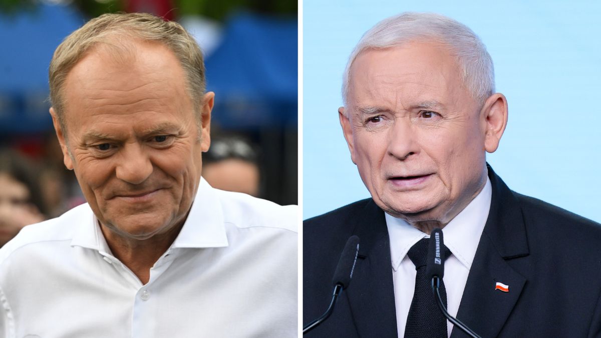 Donald Tusk i Jarosław Kaczyński