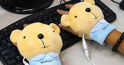 Gadżet dla niej - podgrzewane rękawiczki na USB