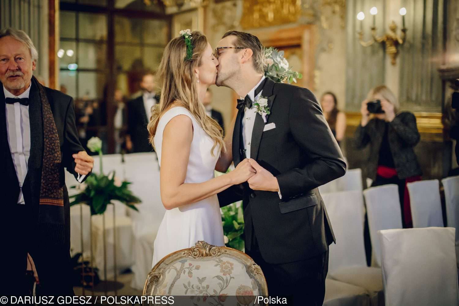 Caroline Alexandra von Hochberg i Jasper Shulz wzięli ślub na zamku Książ