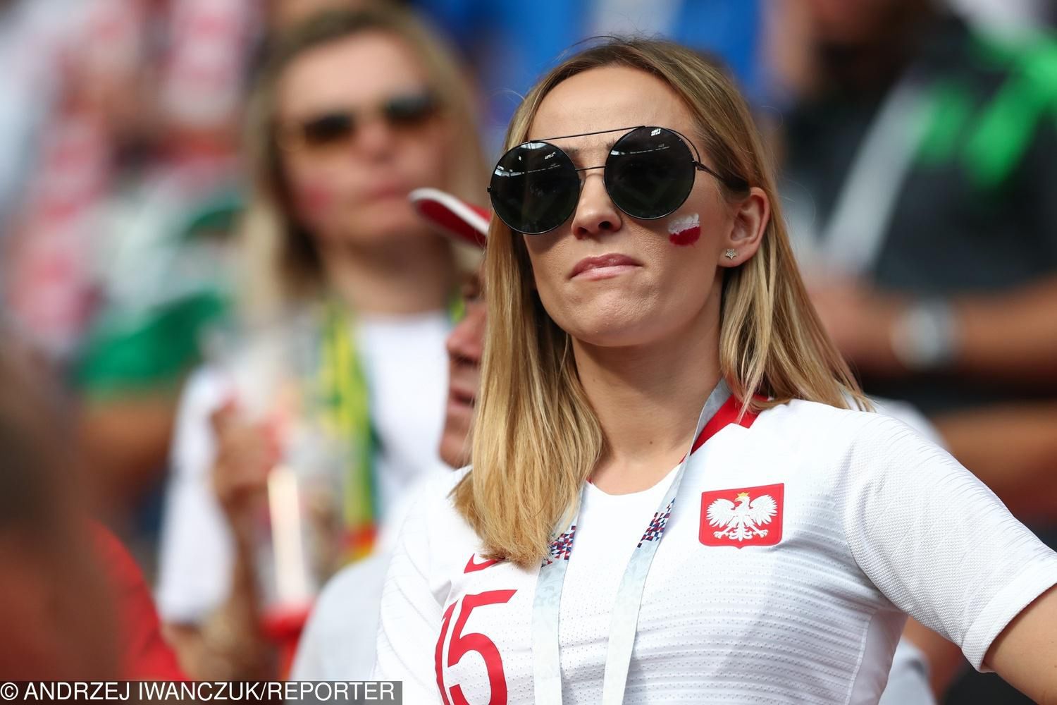 Marta Glik na Mundialu 2018, mecz Polska-Senegal