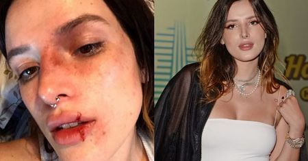 Fani zarzucają Belli Thorne gloryfikację PRZEMOCY DOMOWEJ przez... halloweenowy makijaż. "Obrzydliwe"