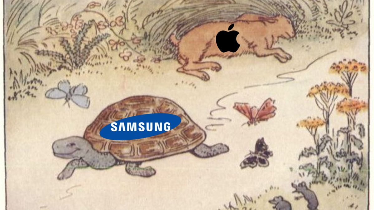 Porównanie szybkości Galaxy S9+ i iPhone'a X przypomina bajkę o żółwiu i zającu 1