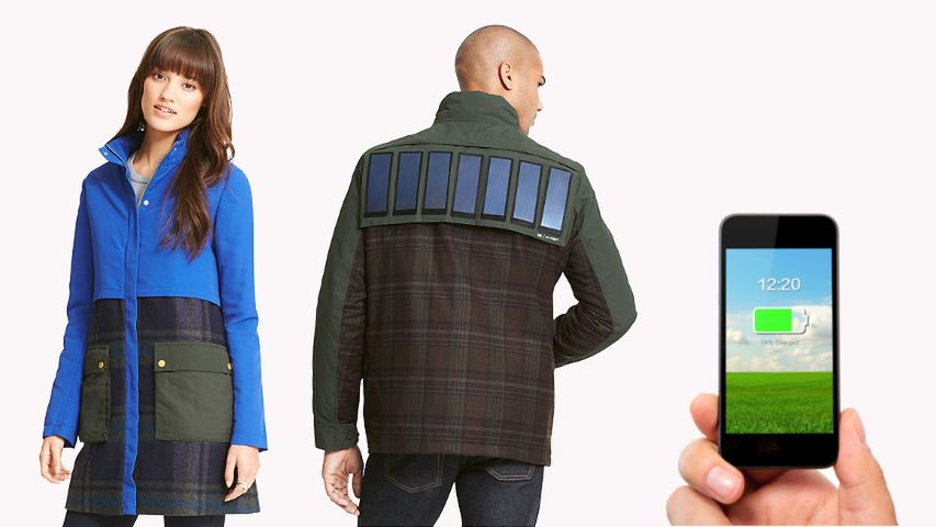 Oto kurtka XXI wieku. Naładuje Twojego smartfona za pomocą energii słonecznej 1