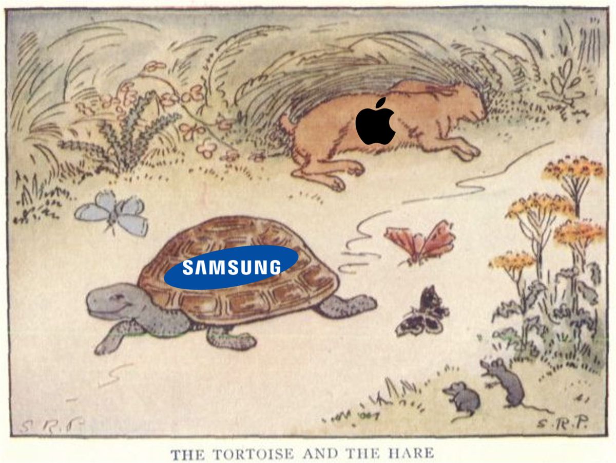 Porównanie szybkości Galaxy S9+ i iPhone'a X przypomina bajkę o żółwiu i zającu