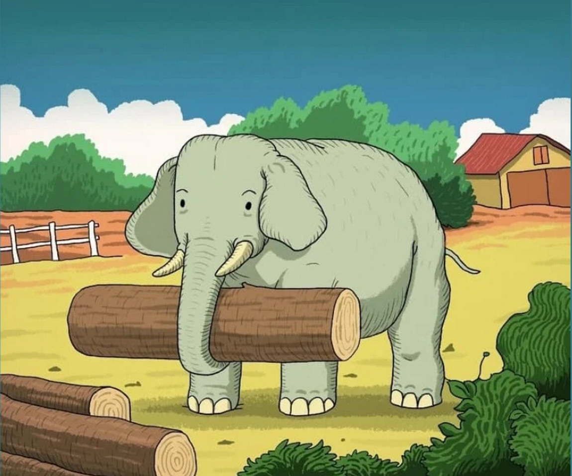 Na obrazu ukrył się koń. Jesteś w stanie go znaleźć?