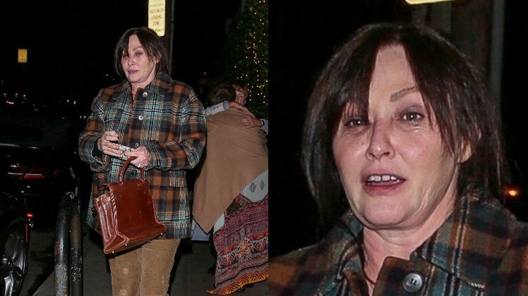 Shannen Doherty opuszcza ulubioną restaurację gwiazd