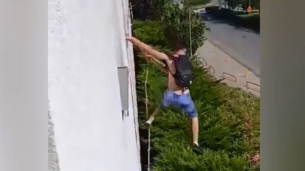 Uciekający obywatel Ukrainy