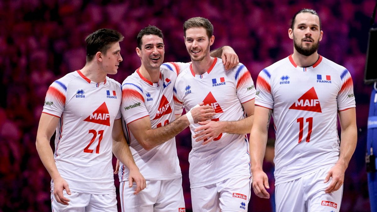 WP SportoweFakty / Paweł Piotrowski / Yacine Louati (drugi z lewej) w barwach reprezentacji Francji