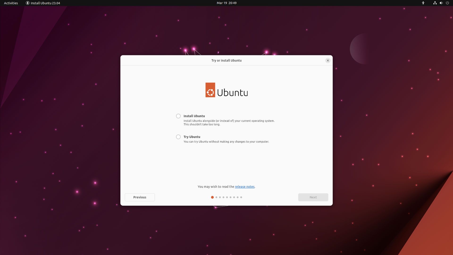 Instalator Ubuntu 23.04