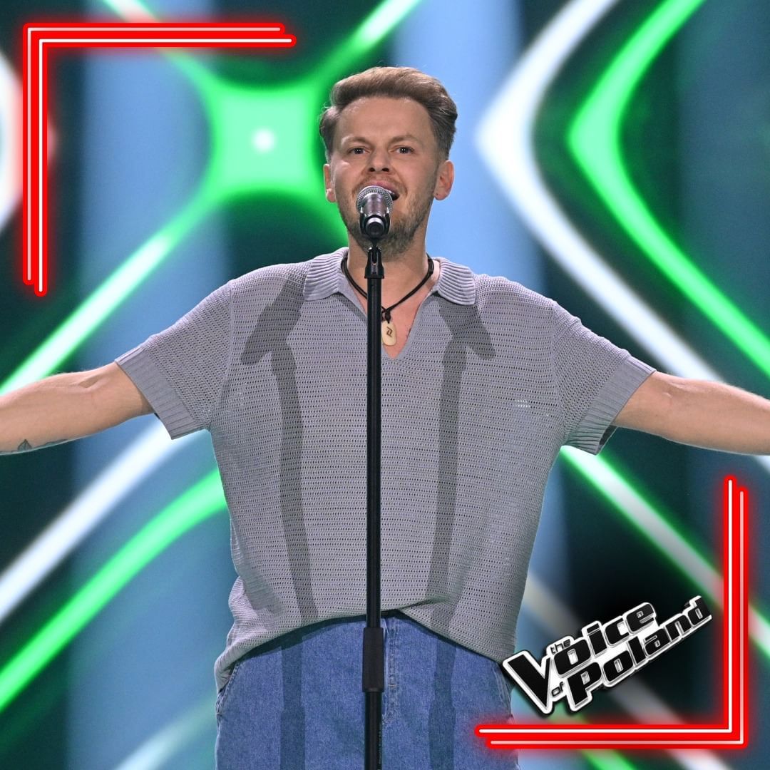Łukasz Darłak w programie "The Voice of Poland"