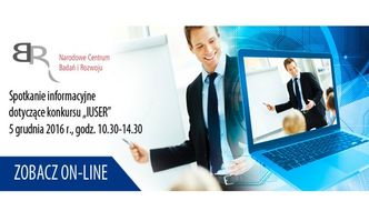 Spotkanie informacyjne dotyczące konkursu "IUSER"