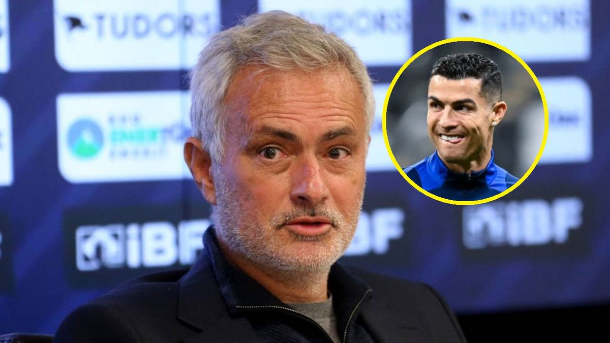 Materiały prasowe / Muzahim Zahid Tuzun/Anadolu via Getty Images i Noushad Thekkayil/NurPhoto via Getty Images / Na zdjęciu: Jose Mourinho i Cristiano Ronaldo (w kółeczku)