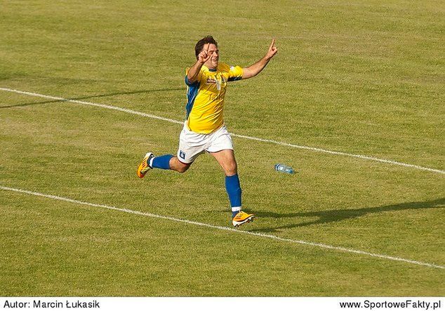 Igor Migalewski nie ma w tej rundzie powodów do okazywania takiej radości - ostatnią bramkę strzelił w... październiku