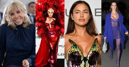 Gwiazdy na paryskim tygodniu mody: przyodziana w pióra Cardi B, Alessandra Ambrosio w rajstopie i skromna Brigitte Macron (ZDJĘCIA)