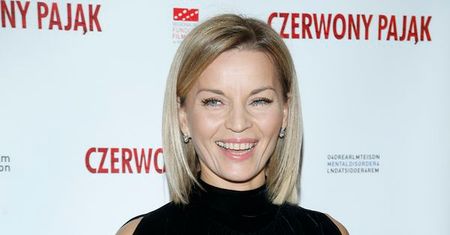 Małgorzata Foremniak zadała szyku podczas premiery filmu "Czerwony pająk"