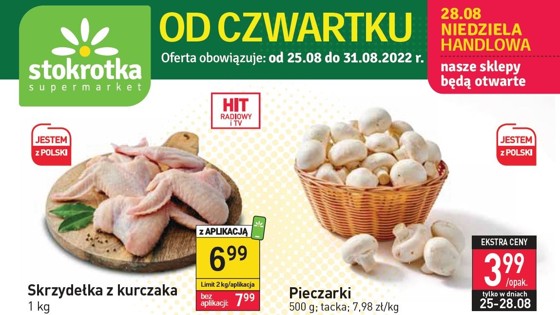 Stokrotka gazetka od 25.08 22 - czwartek 25 sierpnia