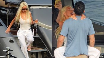 Odmieniona Christina Aguilera OPLATA NOGAMI narzeczonego na luksusowym jachcie w Portofino. Poznajecie ją jeszcze? (ZDJĘCIA)