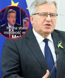 Komorowski o referendum: PiS odgrzewa stare kotlety