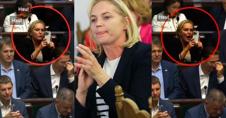 Dominika Chorosińska SZCZEKA W SEJMIE podczas debaty o wecie do ustawy o kryptowalutach: "Hau Hau" (WIDEO)