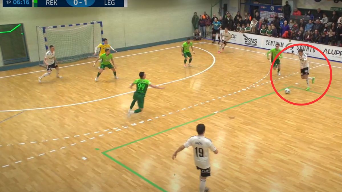 YouTube / Futsal Ekstraklasa / Legia mocno postraszyła Rekord