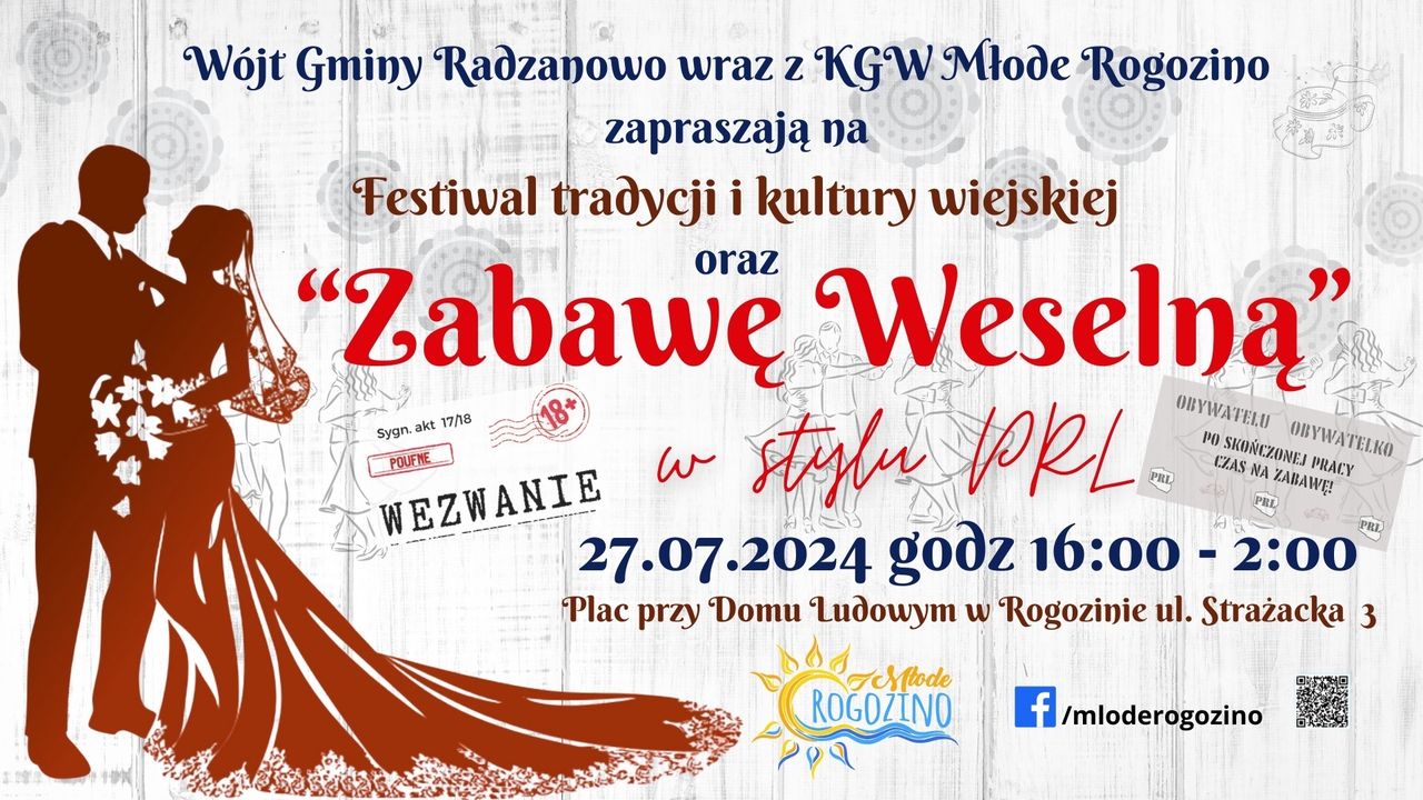 Hej Wesele - Młode Rogozino zaprasza na zabawę weselną!