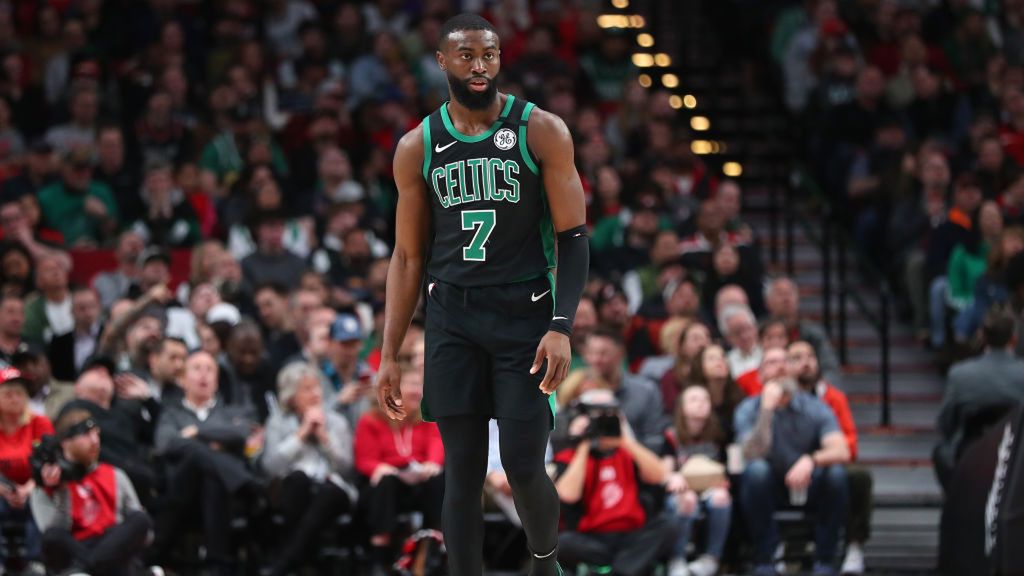 Zdjęcie okładkowe artykułu: Getty Images / Abbie Parr / Na zdjęciu:  Jaylen Brown