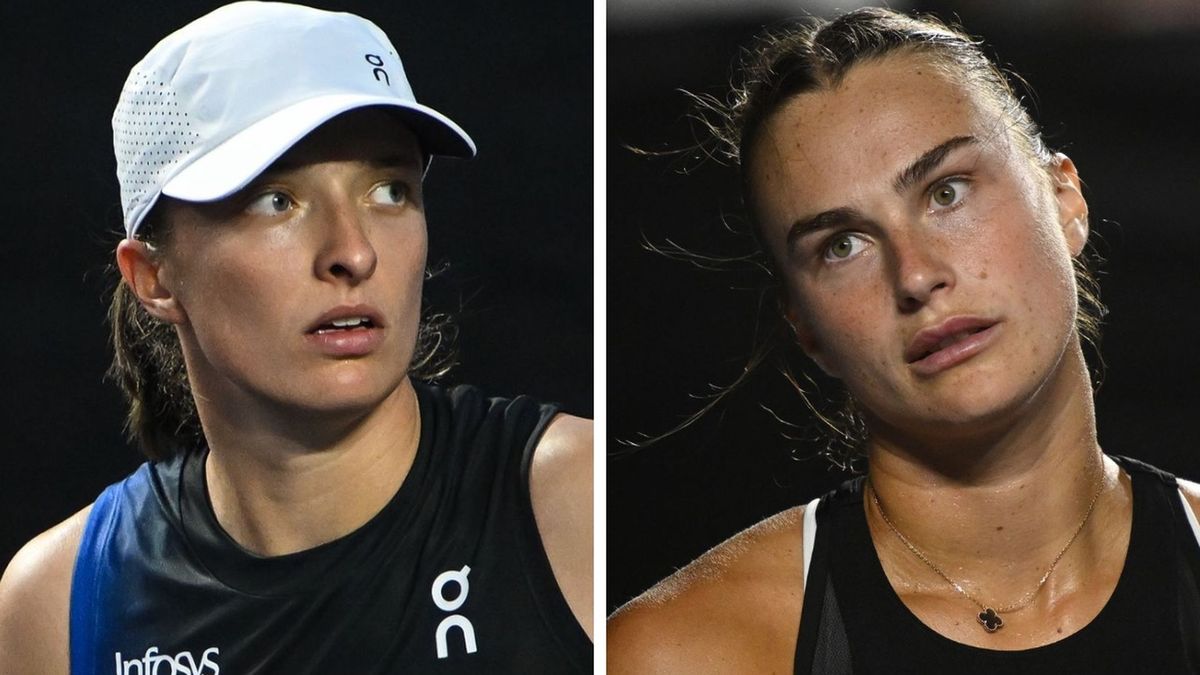 Getty Images / Artur Widak/NurPhoto / Iga Świątek i Aryna Sabalenka