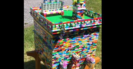 Ul zbudowany w całości z klocków LEGO. W środku mieszka 30 tysięcy pszczół