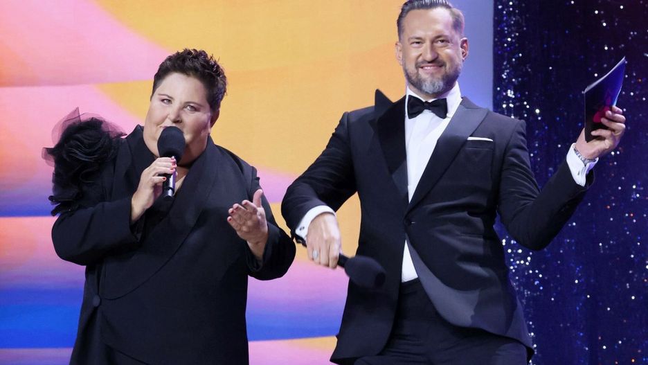 Marcin Prokop w tańcu a la Elvis