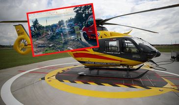 Dramat na przejeżdzie kolejowym. Zderzenie czterech aut