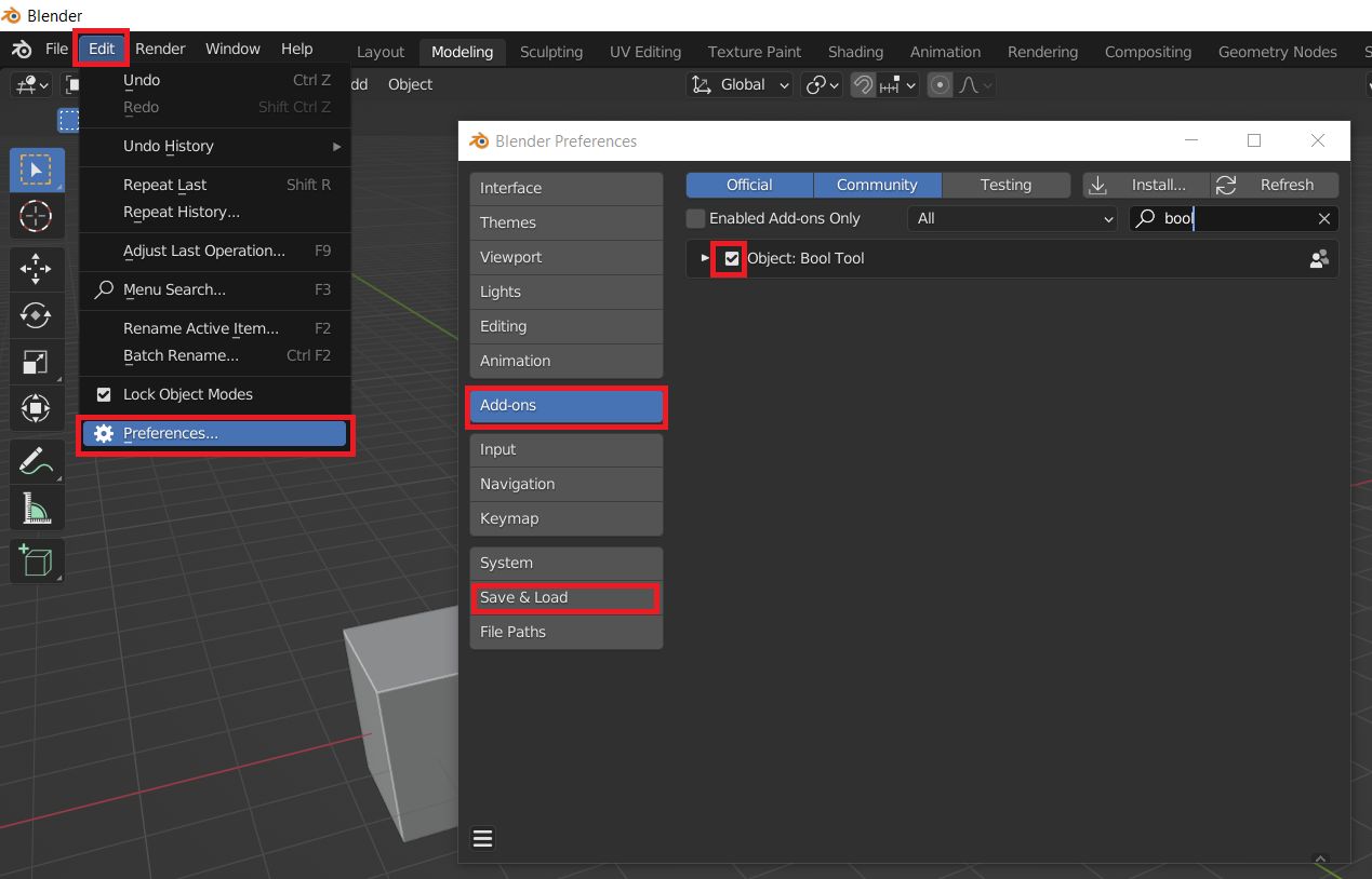 Darmowy addon Bool Tool usprawnia łączenie obiektów