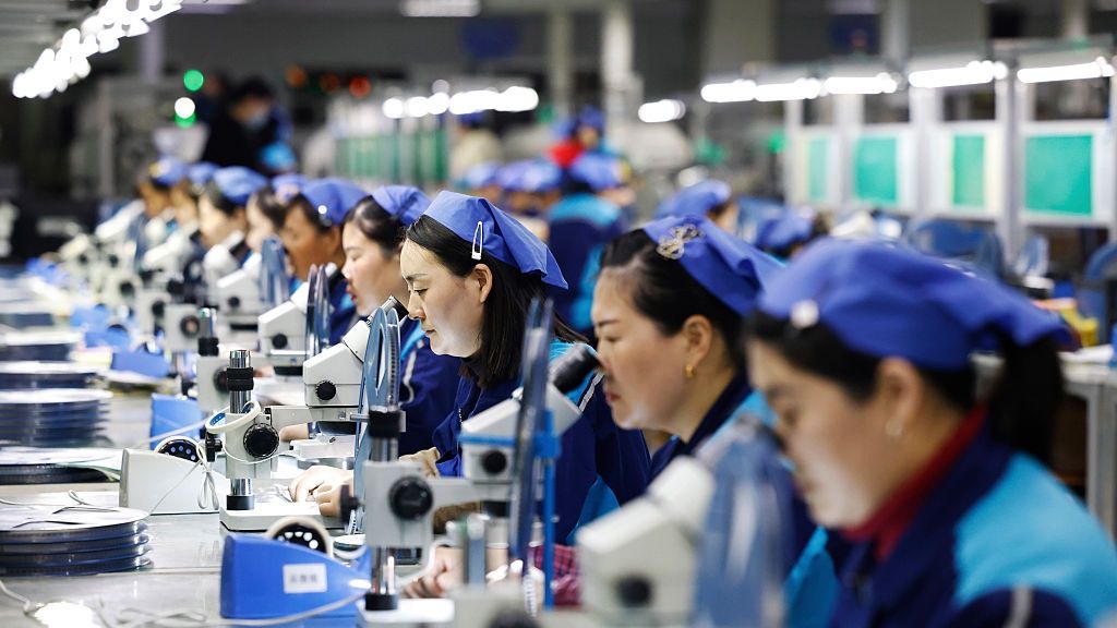Electronic Components Manufacturer Steps Up Production In Suqian
SUQIAN, CHINA - DECEMBER 10: Workers produce electronic components for export at a workshop of Qingbang Electronic Components Co., Ltd. on December 10, 2025 in Suqian, Jiangsu Province of China. (Photo by VCG/VCG via Getty Images)
VCG
suqian, china, production, export, manual worker, product
