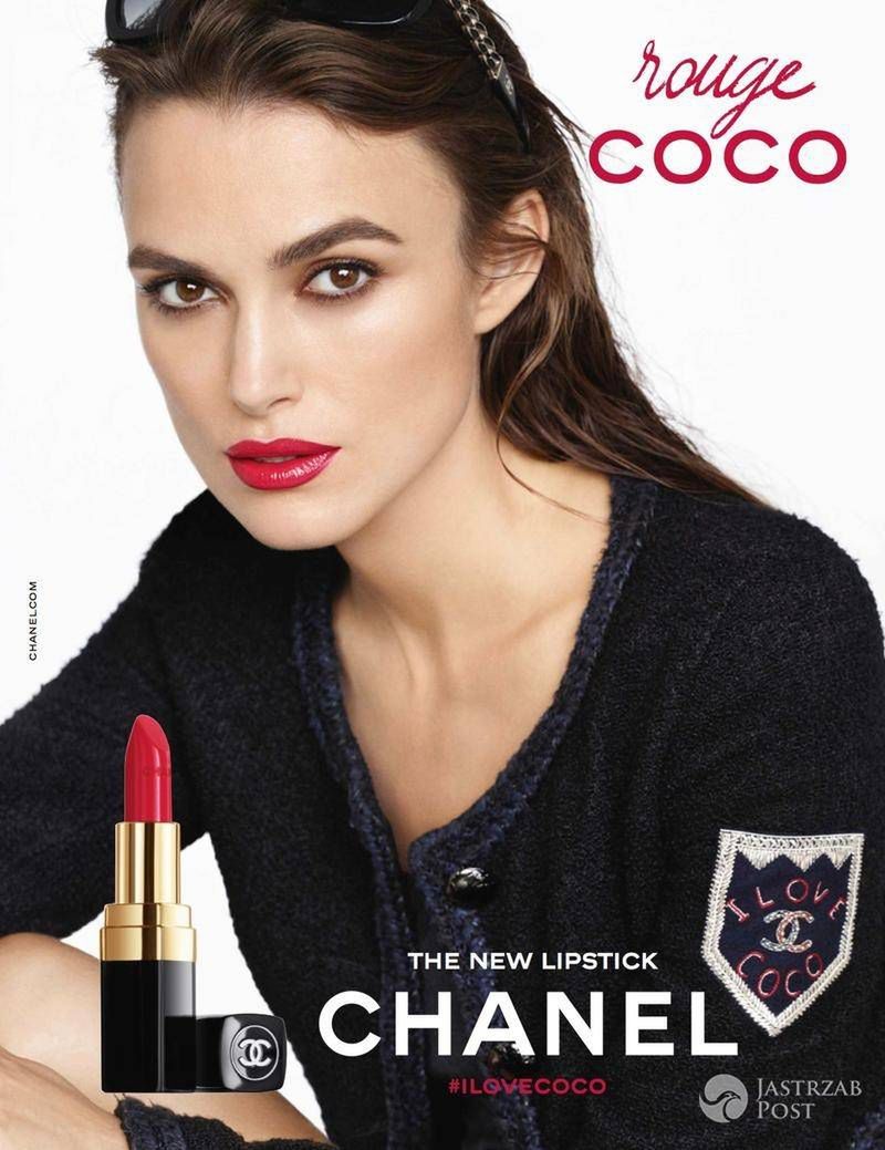 Keira Knightley w reklamie szminki Chanel Rouge Coco