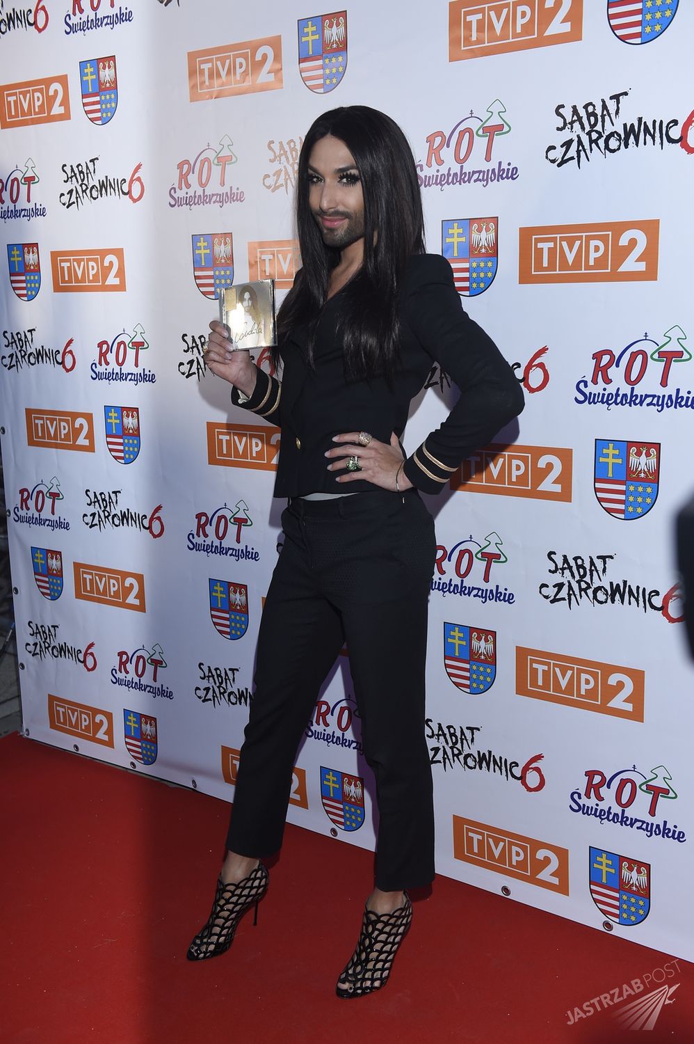 Conchita Wurst na Sabacie Czarownic 2015 w Kielcach