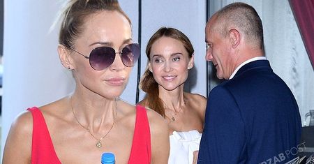 Międzyzdroje 2015: Piotr Zelt z ukochaną na gali. Katarzyna Krawczyk ma figurę modelki i zdecydowanie nie wygląda na swoje lata [ZDJĘCIA]