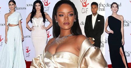 Gwiazdy na Diamond Ball 2015: Rihanna, Kylie Jenner, Emily Ratajkowski