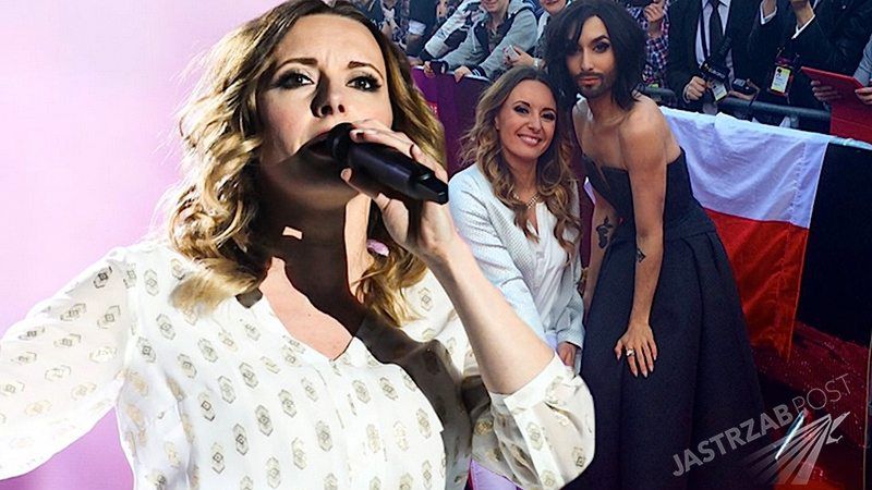 Monika Kuszyńska i Conchita Wurst na Eurowizji 2015 Memy