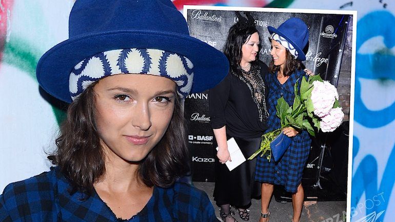 Monika Brodka na pokazie Gosi Baczyńskiej