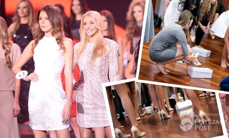 Kandydatki do tytułu Miss Polski 2015 w szpilkach nude Wojas