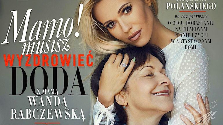 Doda i Wanda Rabczewska na okładce Vivy - wrzesień 2015