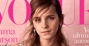 Naturalna Emma Watson w złocie na okładce "Vogue'a"