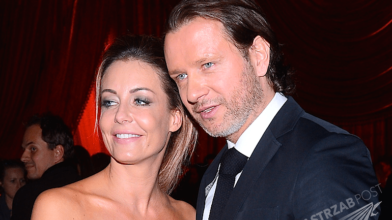 Małgorzata Rozenek i Radosław Majdan na pokazie Łukasza Jemioła 2015